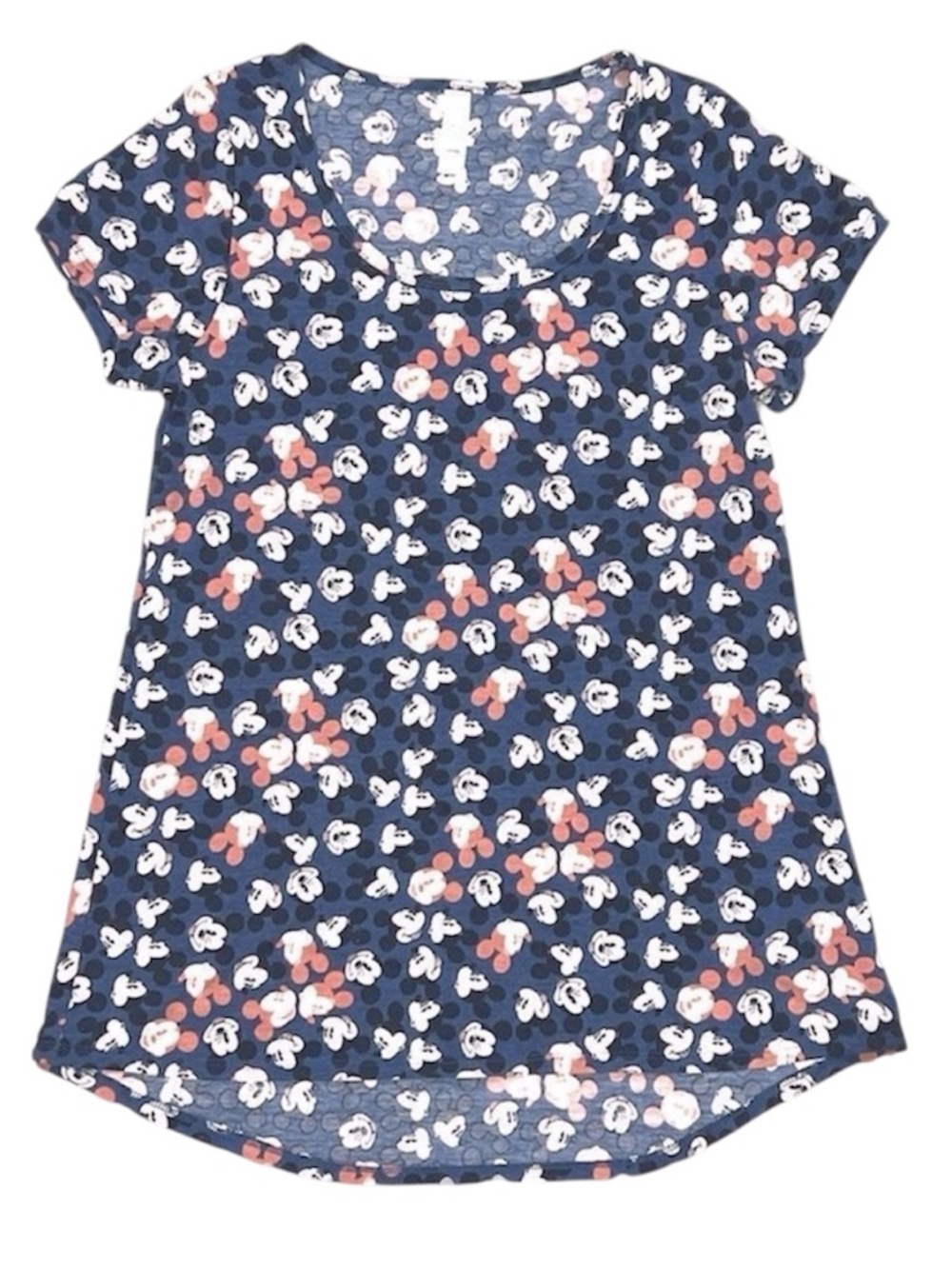 LuLaRoe Disney Mickey Mouse Classic T Blue Top XXS